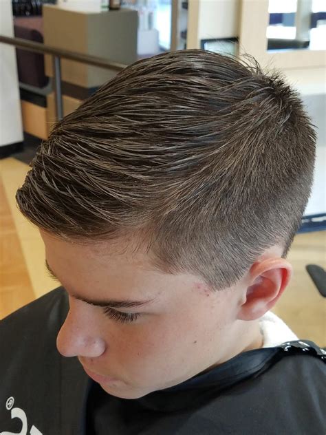 teen boy haircut